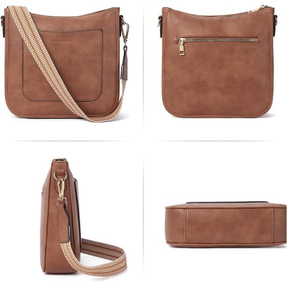 Fashionable Vegan Leather Crossbody Bag for Women - Versatile Style and Comfort - Picture 7 of 8